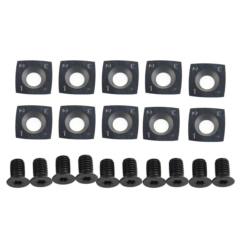 15x15x2.5mm R50 Carbide Inserts Cutters 2in Radius for Spiral Helical Planer Head