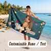 Custom Name Large Beach Towel,Sabrina Carpenter Quick Absorbent Towel For Outdoor Travel Poolside