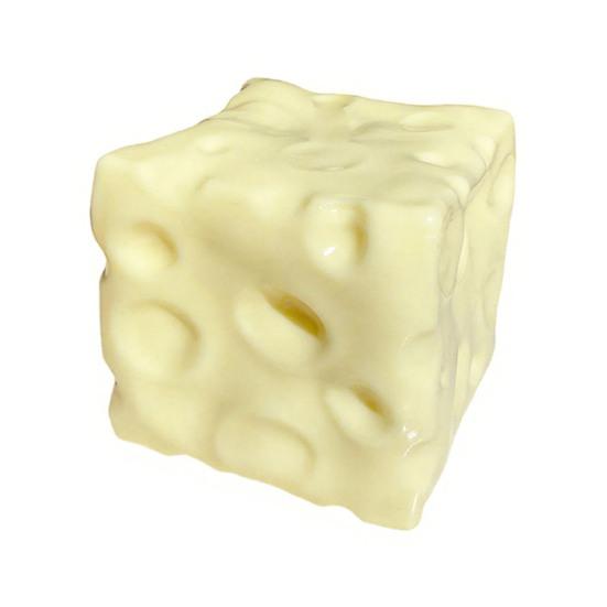 

Realistic Cheese Squeeze Toy Large TPR Fidget Thick Slow-Rising Toy Decompression Gadget for Stress Relief Portable Desk Decor for Kids Adults S