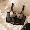 Sleeveless Fishbone Corset Waist Tight Slim Crop Top Chic Suspender Vest Bra  Business Banquet