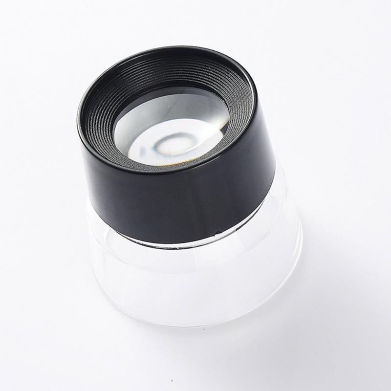 Cylinder Magnifier 10x Magnifying Glass With Scratch Resistant Lens Eye Magnifier For Detailed Observation