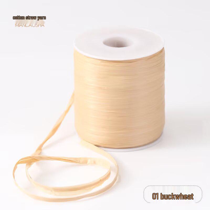 Raffia Baumwollgarn: Sommer handgefertigt DIY Strohhut & Häkeltasche Material