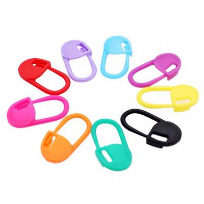 100 Stück Strickwerkzeuge in verschiedenen Farben, verriegelbare Maschenmarkierer, Häkelnadel-Markierungsstifte