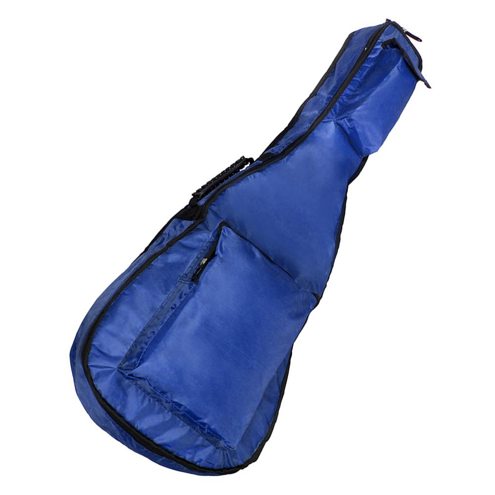 Shuffle 41 Inch Adjustable Double Shoulder Straps Waterproof Guitar Gig Storage Bag(Blue)