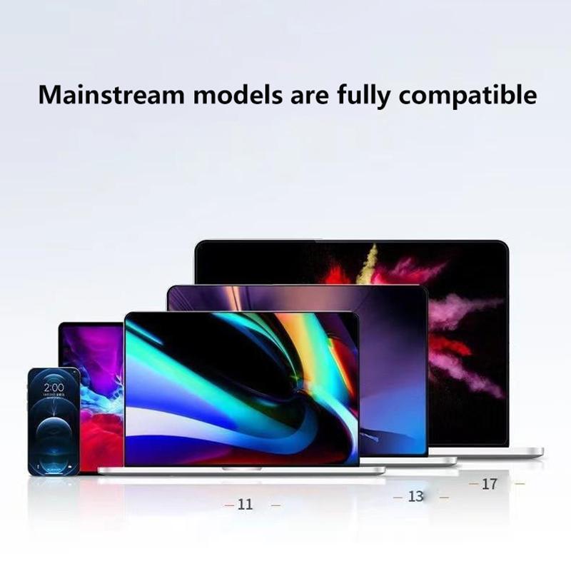 Faltbarer Desktop-Laptophalter mit Telefonständer für Macbook für Lenovo Thinkpad für HP Dell, verstellbarer Notebook-PC-Riser