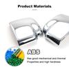 Auto-Rückspiegelschale, Dekorationsabdeckung für Suzuki Jimny 2007–2017, ABS-Außenzubehör, Chrom