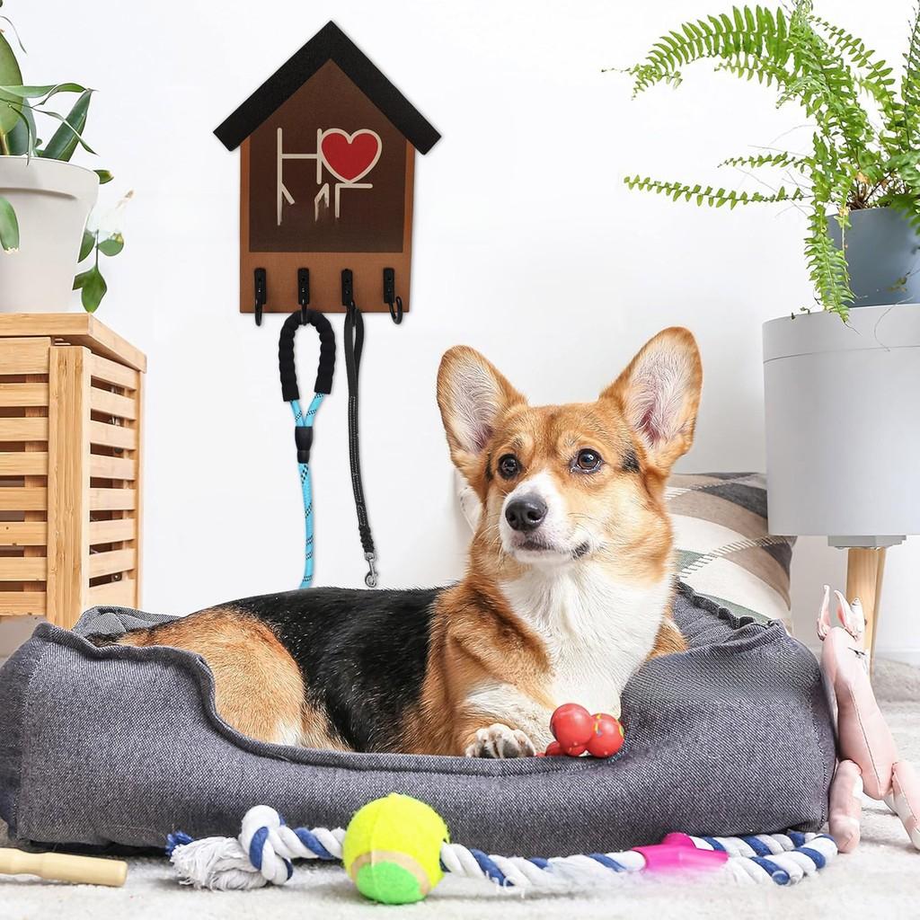 Rustic House Shape Wall Hanger With Home Sign For Wall Decor Gift