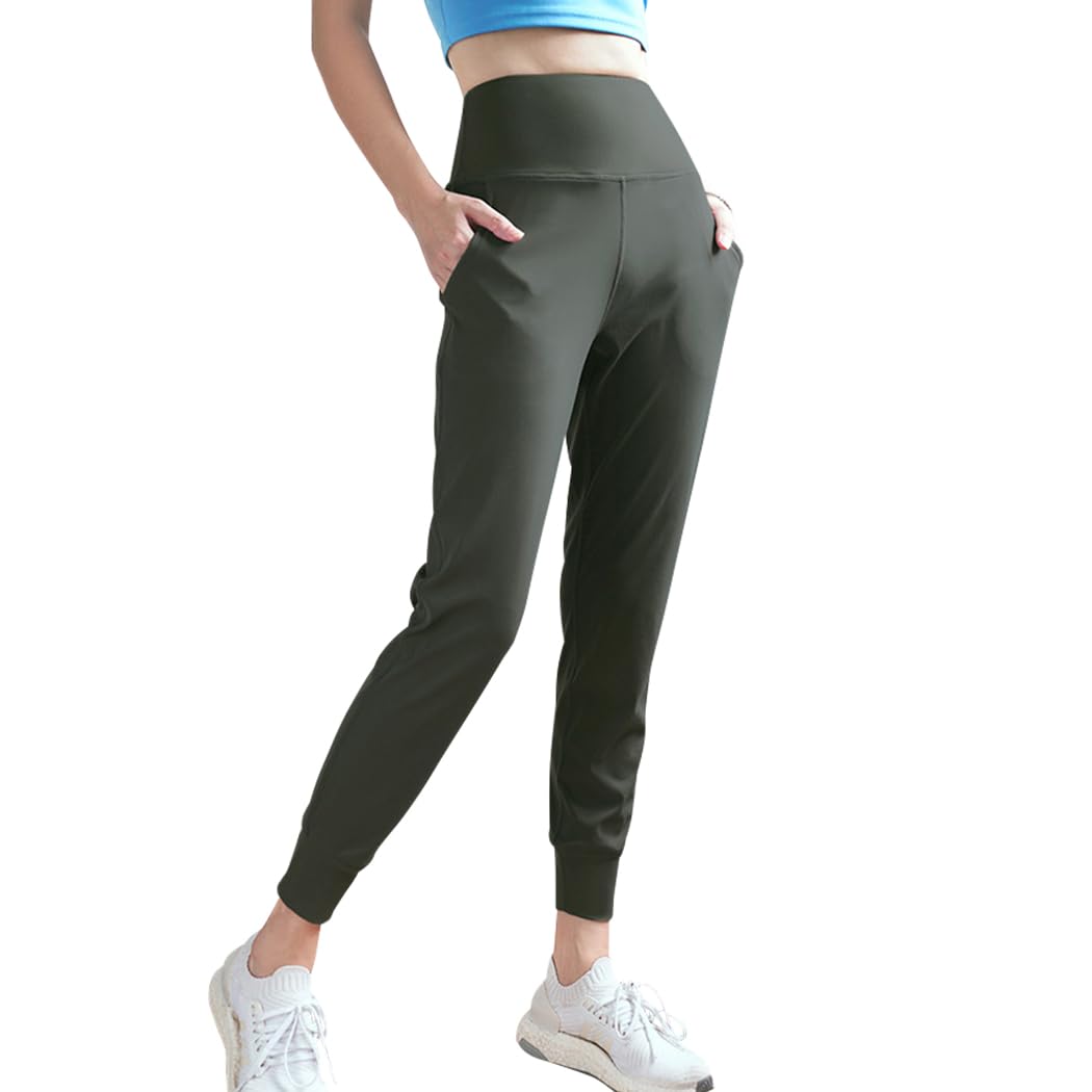 

DAYCLOSET Йога Мох Размер M Женские брюки, С высокой талией, Эластичные, Средней плотности, Зеленые, yoga196,