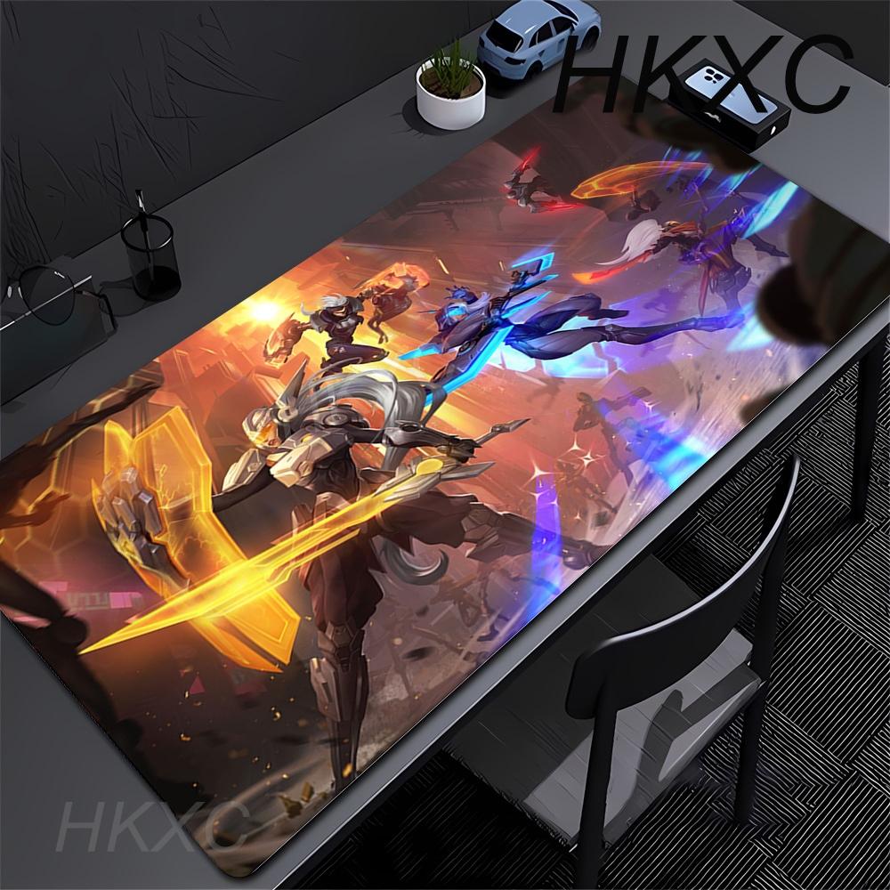 Large Game League of Legends Mouse Pad Gamer Cabinet Keyboard Deskmat Cartoon Arcane Gaming Accessories Computer Xxl Mousepad