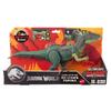 Mattel Jurassic World Allosaurus Kids Figure Dinosaur in Ages 4 and JLF33 Damaged! Glow-in-the-Dark Toy, Approx. 36.7cm Length, Up, Green,
