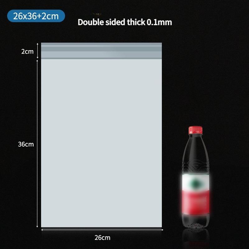 CPE Frosted Self-adhesive Bag Translucent Plastic Packaging Pouchs Phone Case Electronic Device Bag Remote Control Waterproof Dust Protection Pouch