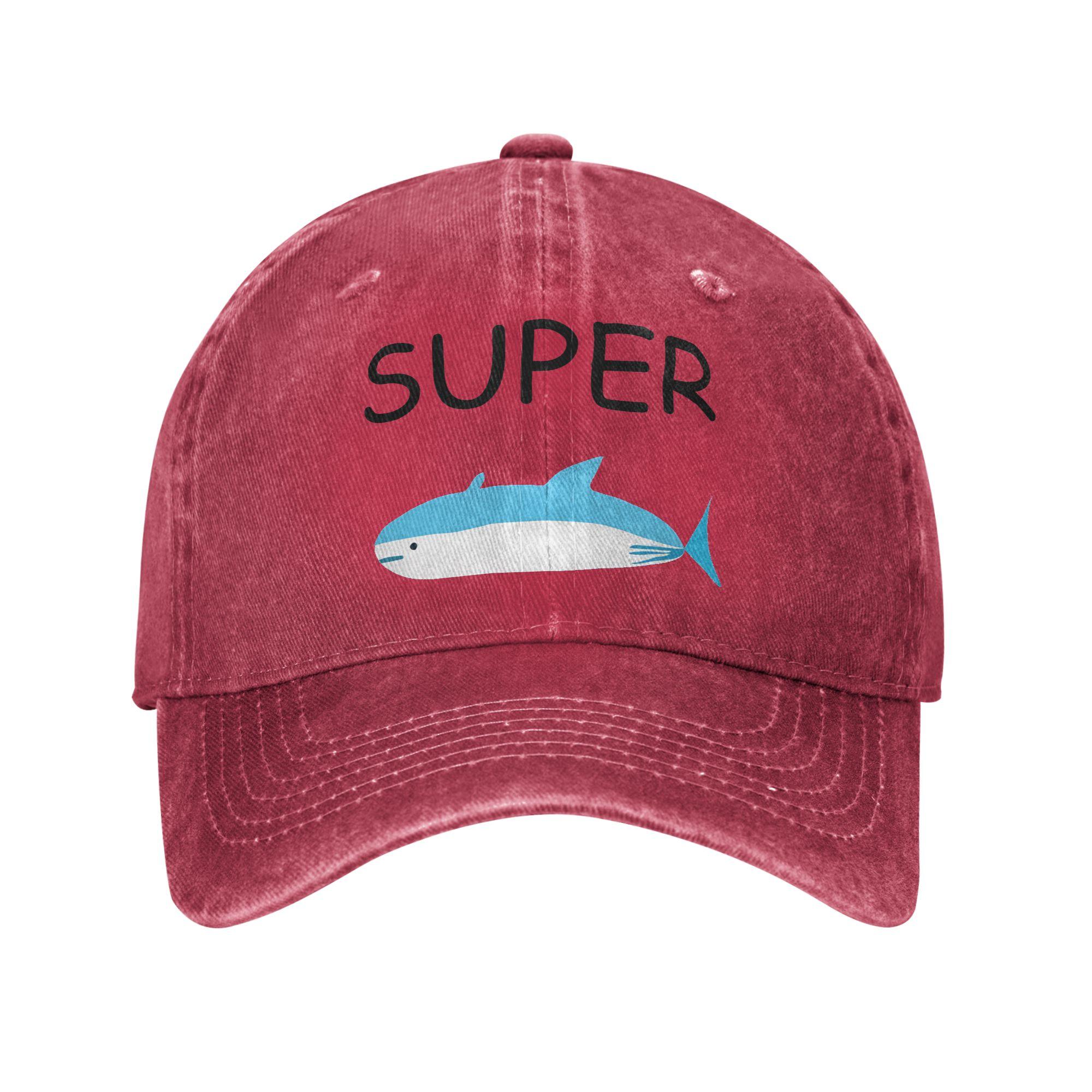 Super Tuna  Funny Tuna Fish Baseball Caps Merch For Unisex  Adjustable Trucker Hat One Size