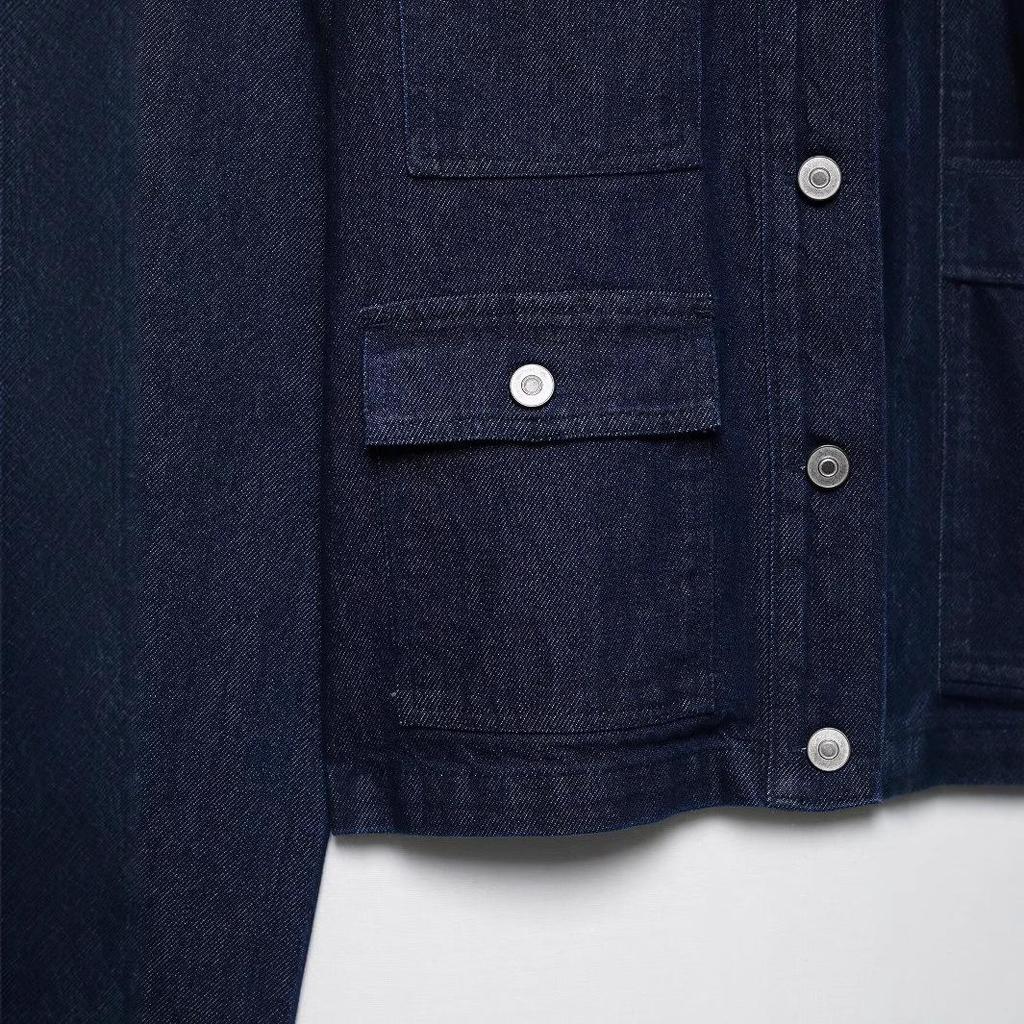 2025 Summer Women's Fashion Pocket Denim Jacket & Shorts Set