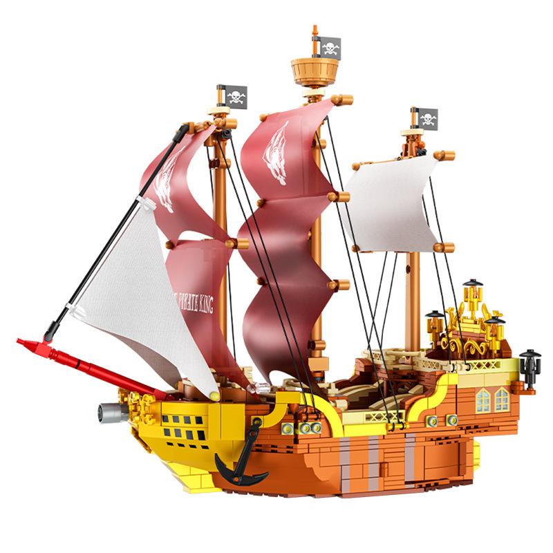 Plastic Blocks Corsair Boat Building Bricks Cruise Ship Flying Dutchman Black Pearl Brinquedo Education Toy Boy Gift Man Present