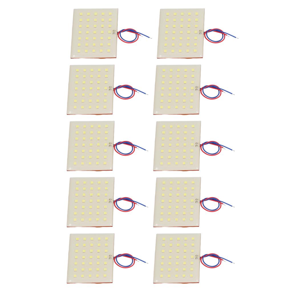 10Pcs SMD LED Lamp Bulb Board Panel 5W 3.2V 3.7V for Pillar Lawn Light Electron Component