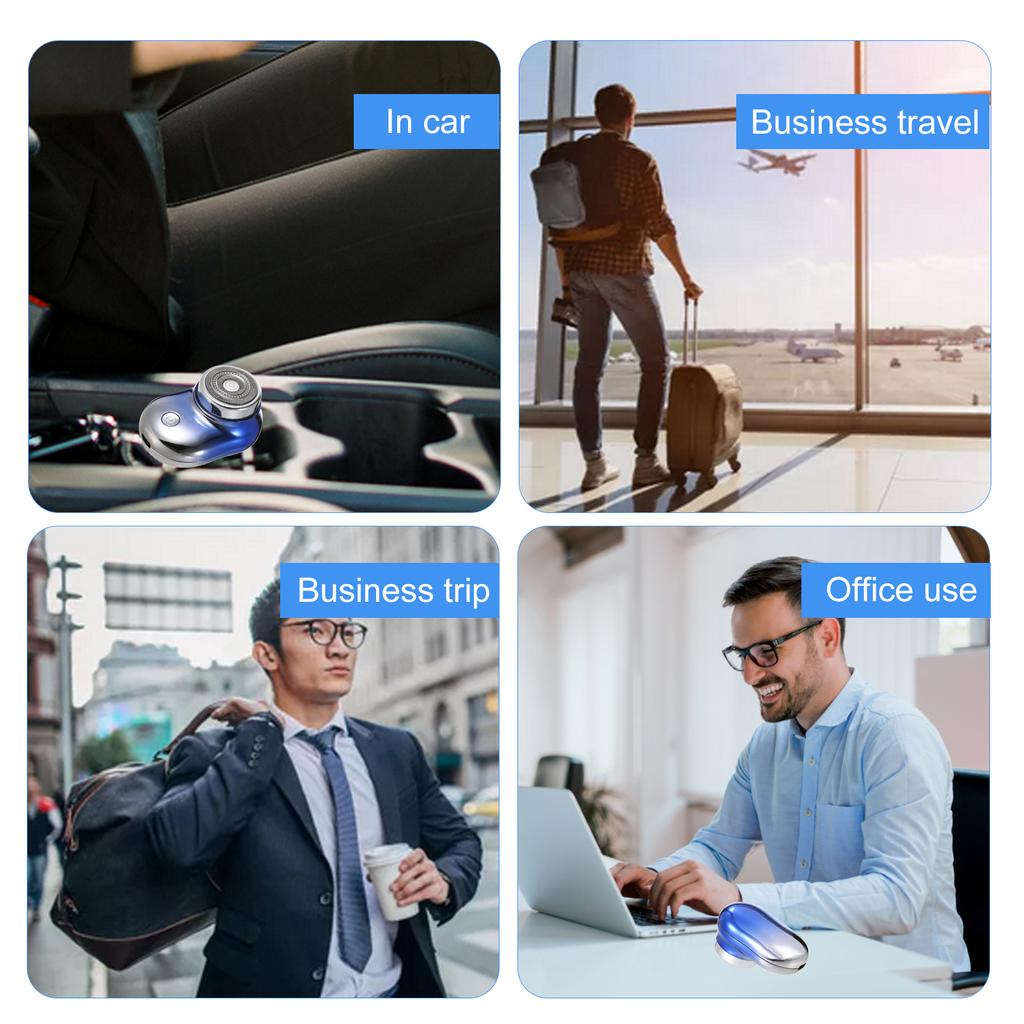 Electric Beard Razor Electric Foil Shaver USB Rechargeable Cordless Wet Dry Shave for Men's Beard