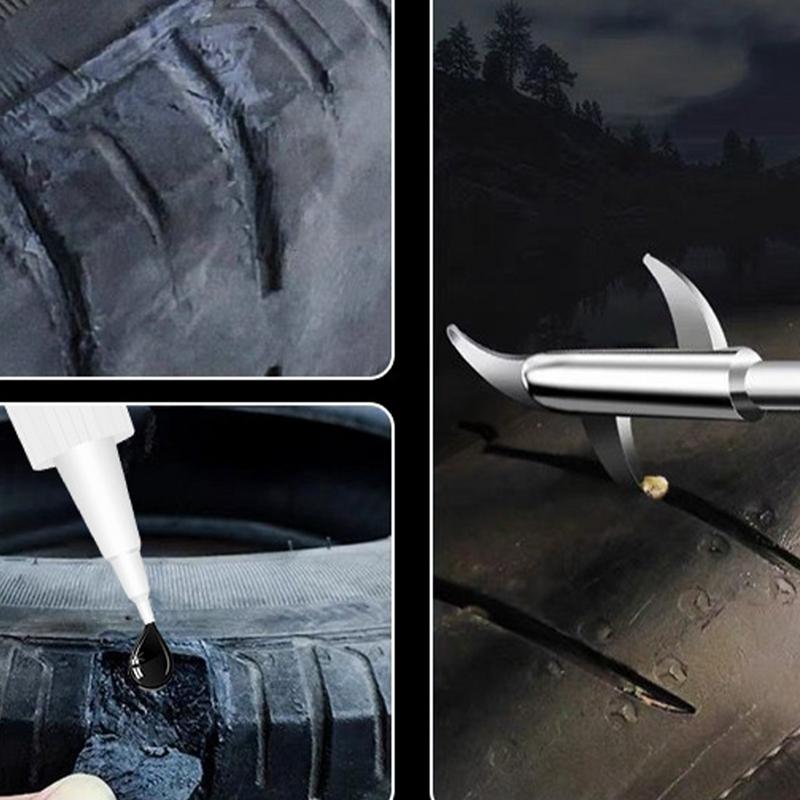 Strong Adhesive Tire Seal Glue 20g Vehicle Instant Super Glue For Tire Waterproof Tire Cracks Agent Tire Repairing Maintenance