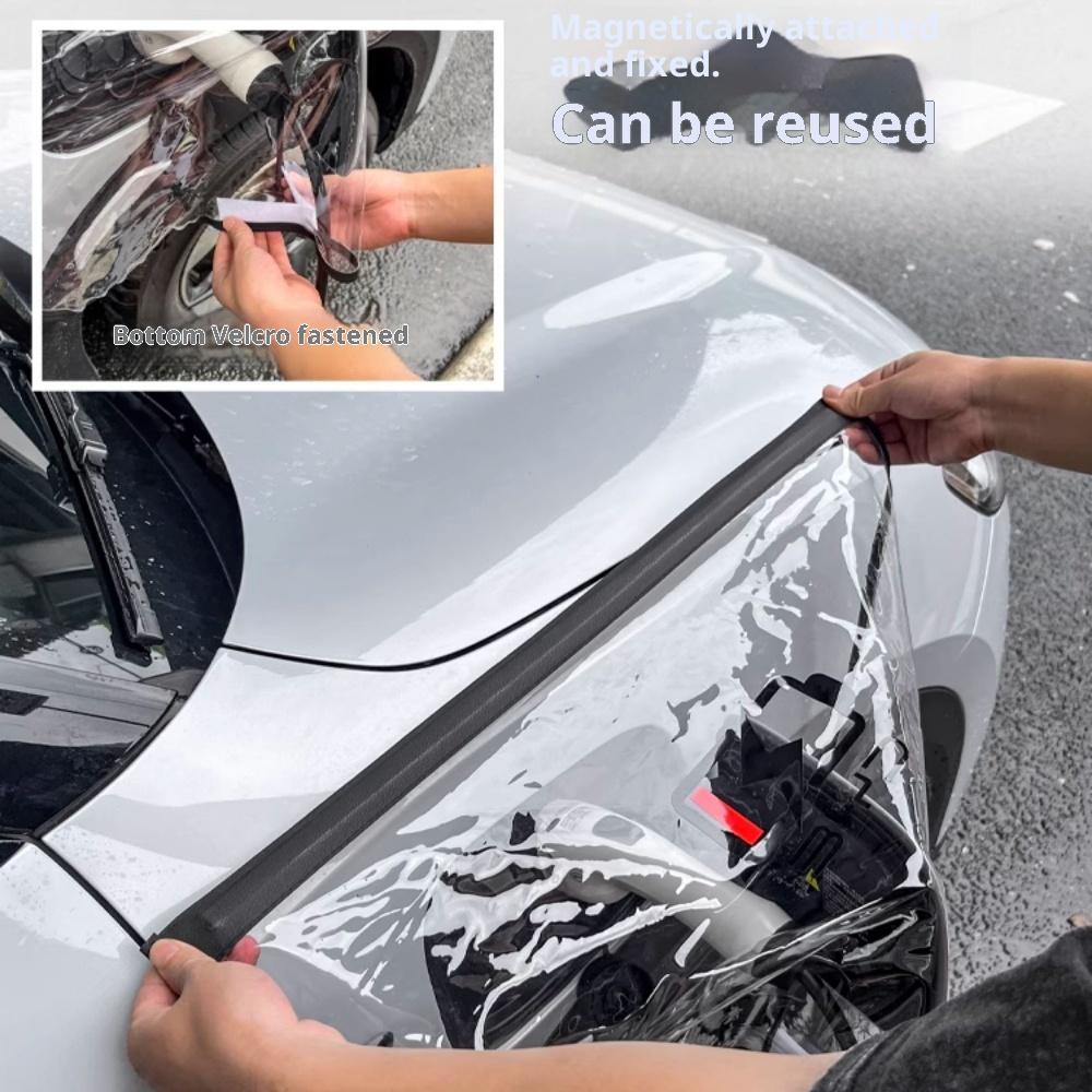 For BYD Yuan UP ATTO 2 2025 Charging Gun Rain Cover Charging Port Protective Shield All-Weather Modification