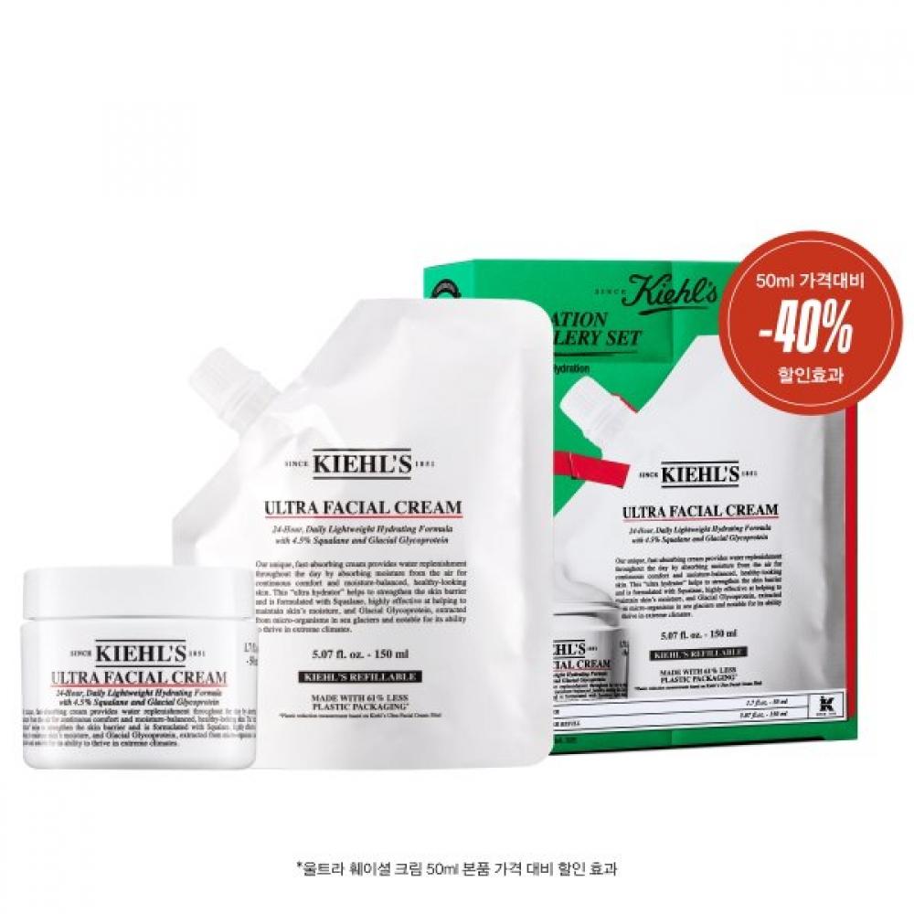 Kiehl S Ultra Facial Cream Refill Set 150ml + 50ml Single option