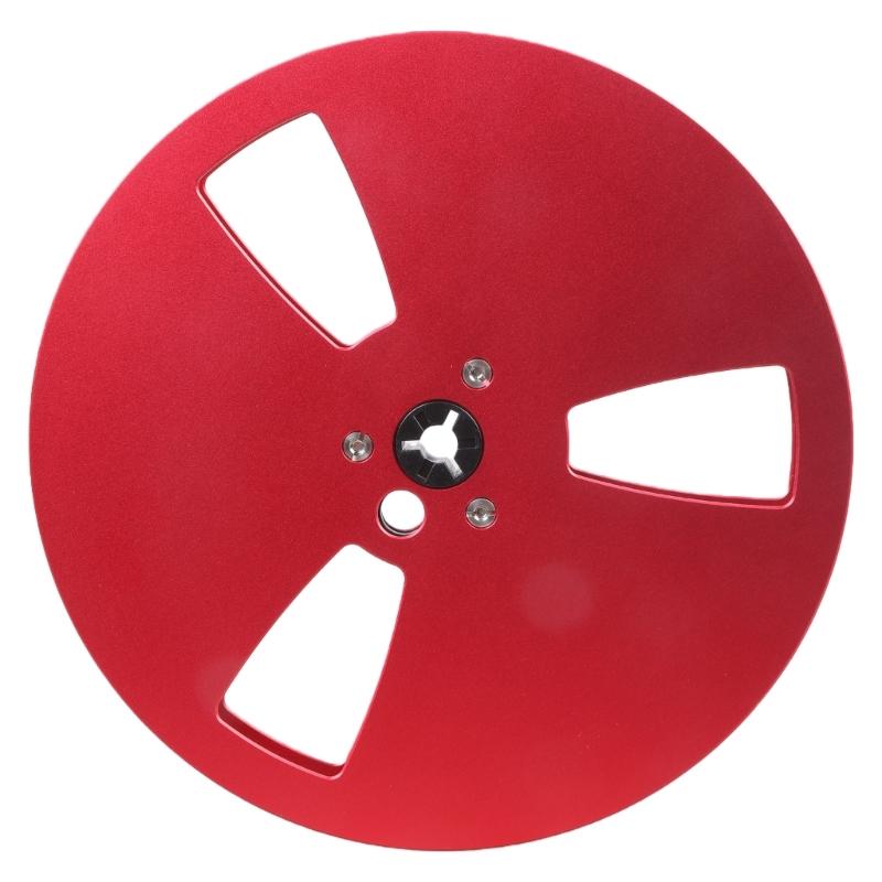 Replacement 7inch Aluminum Recording Takeup Reel for 1/4" Reel to Reel Tape, 3 Hole Model for Sound Decks