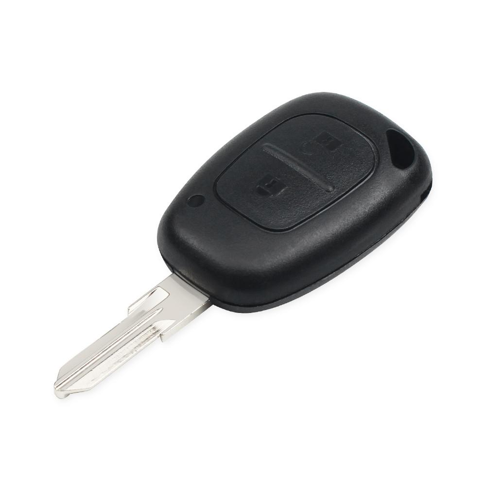 2 Button Car Key Shell Fob Case For Vauxhall Opel Vivaro For Renault Movano Trafic Renault Kangoo Uncut Ne73/Vac102 Blade