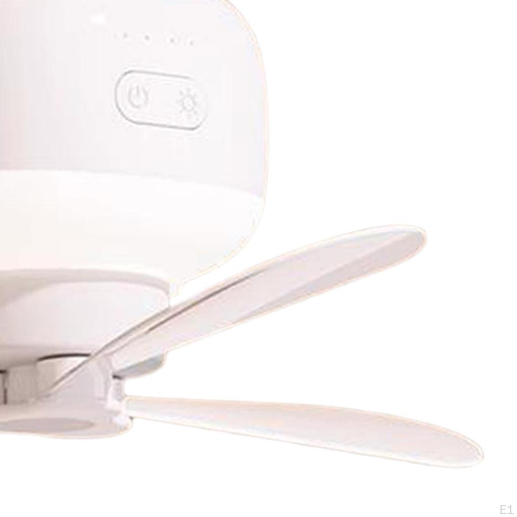 Camping-Ventilator Zelt Deckenhängend mit Nachtlicht Fernbedienung Leise Persönlich