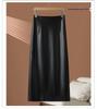 2026 Autumn/Winter Women's High Waist Genuine Lambskin Leather Skirt - Slimming, Hip-Hugging, and Sexy.