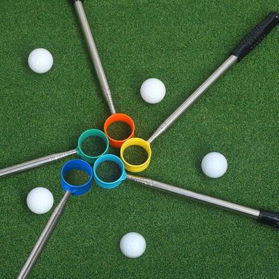 Telescopic Golf Ball Retriever for Water Stainless Steel Two-Sided Golf Ball Grabber Portable