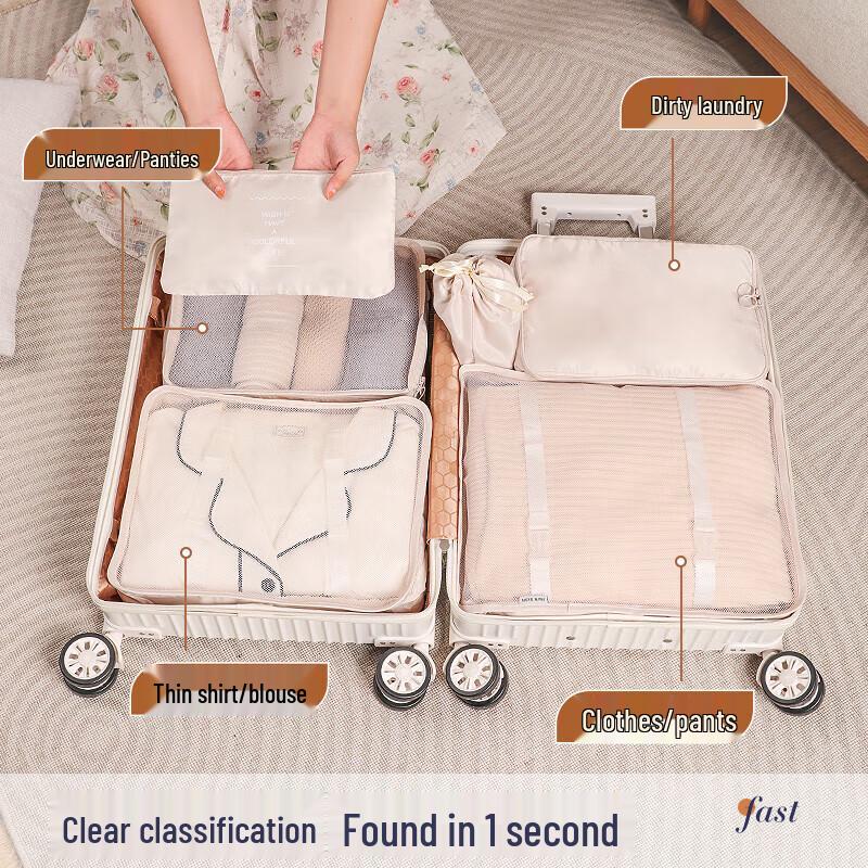 Travel Luggage Storage Bag Set