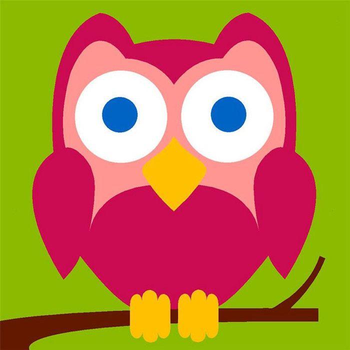 Kit de canevas pour enfant Seg de Paris motif chouette