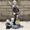 50cm NieR: Automata Yorha No. 2 TypeB 2B YoRHa Type A No.2 A2 Animation GirlPVC Action Figure Plaything Statue collector Miniature Dol