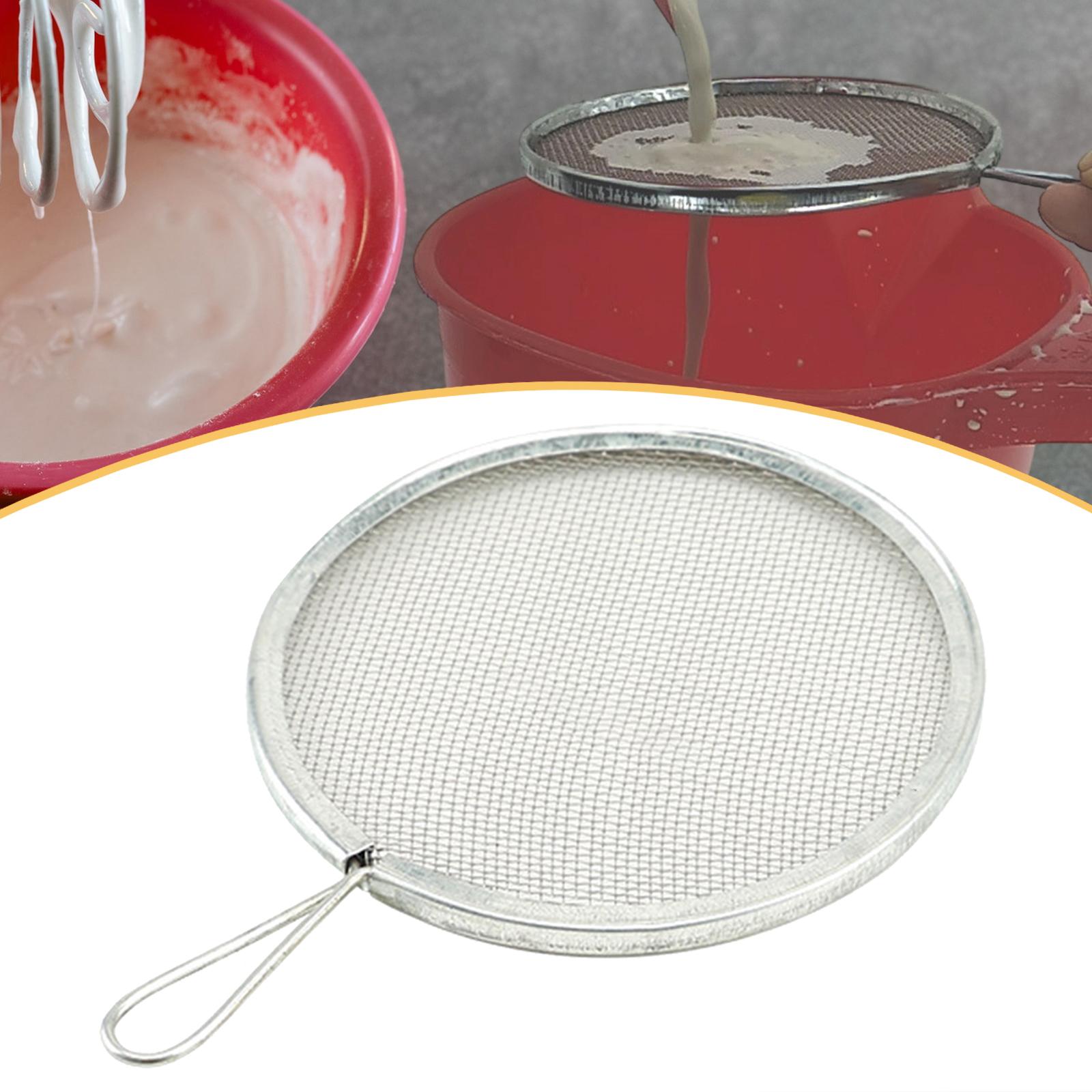 

Stainless Steel Glaze Mud Strainer Sieve Filter Mesh Pottery Art Tool for Clay Ceramic Hobby Projects