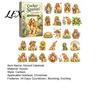 Advent Calendar Dog Calendars 2026, 24 Days Christmas Countdown with 2D Acrylic Cute Theme Decor Ornament, Collectible Animal Figures for Holiday Tree