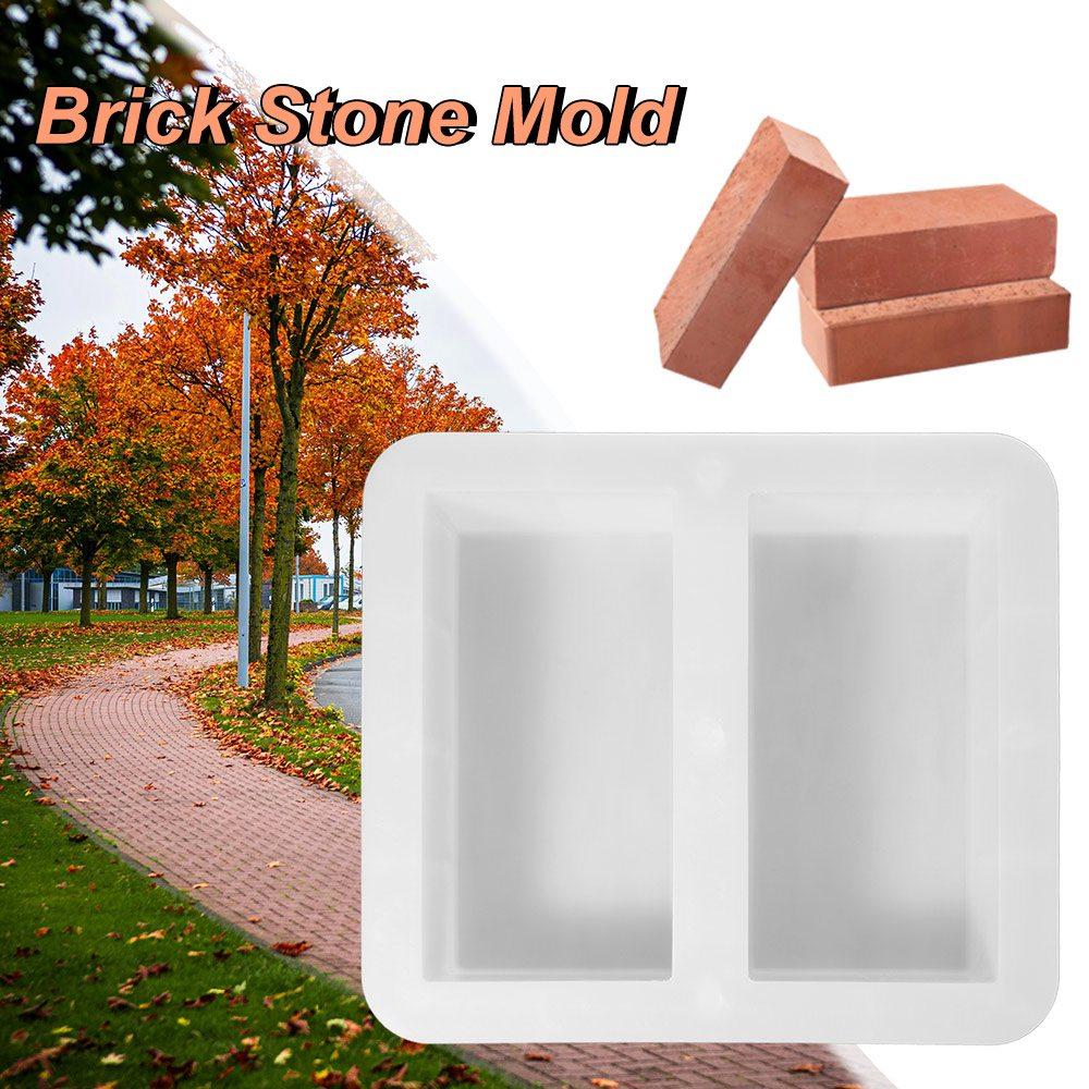 20x10cm Paving Cement Mold DIY Brick Stone Mold Concrete Pavement Mold  Home Path