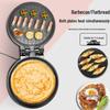 Multi-Functional Electric Griddle: Double-Sided Heating, Enlarged Pancake, Crepe, and Baking Pan for Home Use