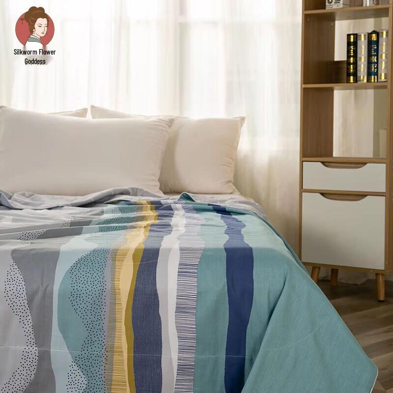 

SILKUEEN Pure Cotton 100% Mulberry Silk Summer Quilt