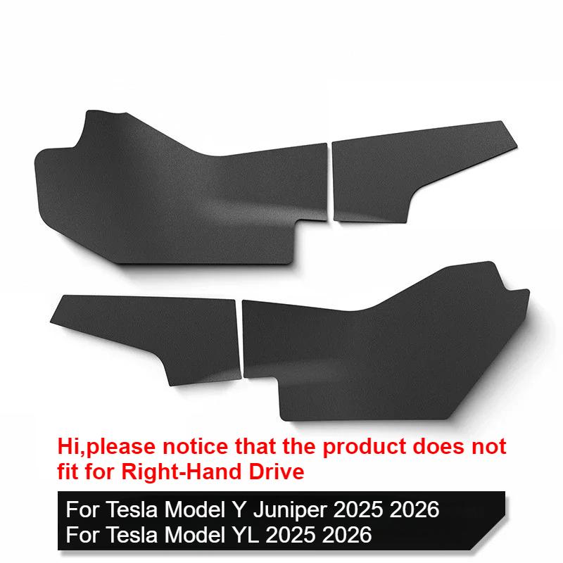 for Tesla Model Y/YL Juniper 2025 2026 Launch Anti-dirt Protective Pad Central Control Side Rear Console Underboard Anti Kick
