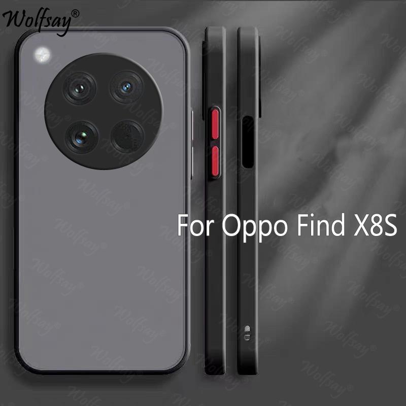 Luxury Translucent Case For Oppo Find X8S Anti-knock Silicone Back Cover For Oppo Find X8S Case For Oppo Find X8S Case 6.32 inch