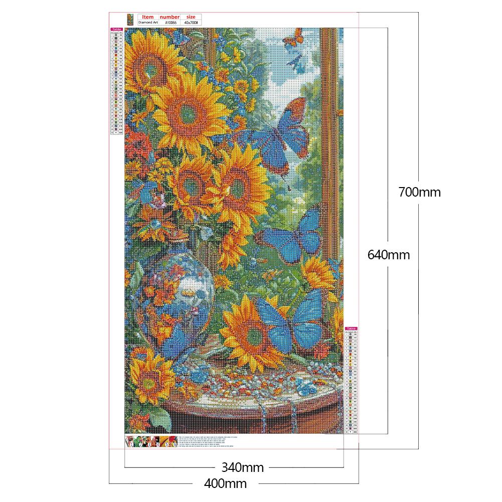 5D DIY Full Round Drill Diamond Painting Animal Kit Home Decoration Art Craft
