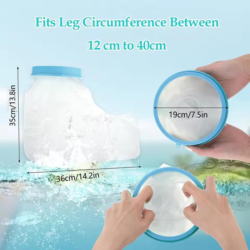 Waterproof Cast Cover Relieve Pain Fracture Foot Covers Leg Bandage Plaster Shower Bathing Sleeve Sealed Protector