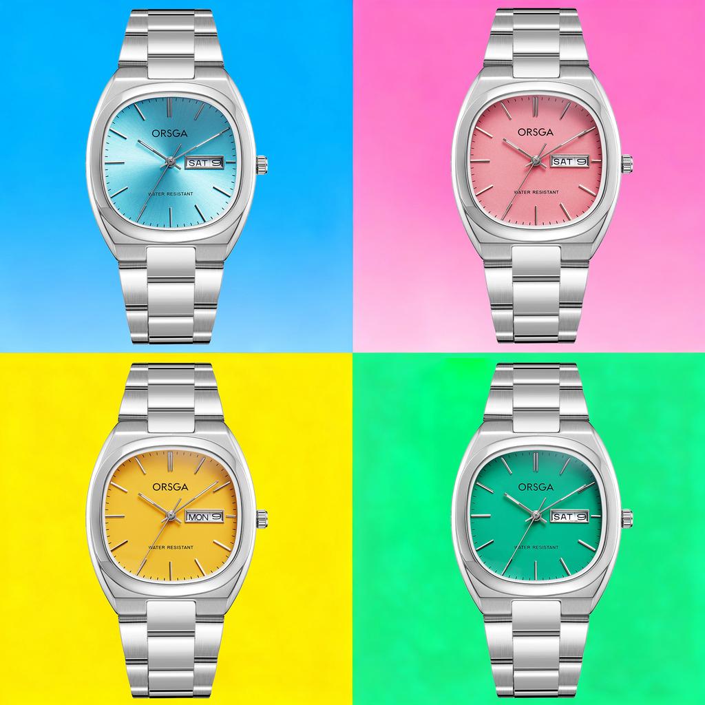 Elegant Women Wristwatch Waterproof Luminous Calendar Ladies Watch Square Stainless Steel Quartz Women's Watches Female