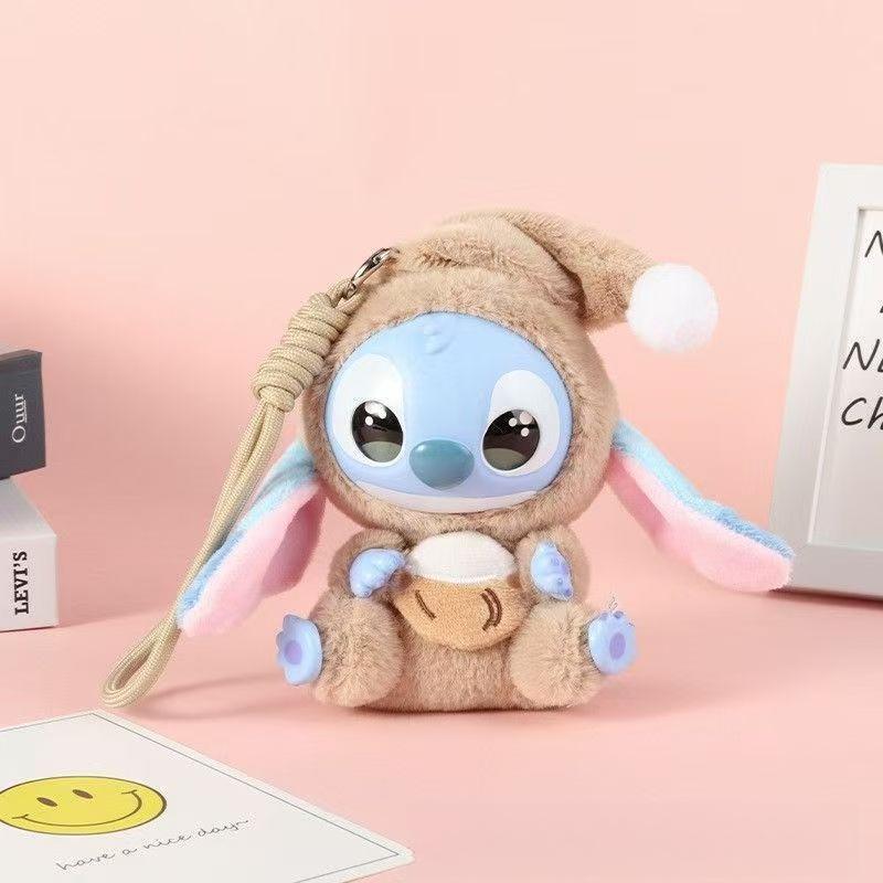Disney 1pc Stitch Plush Toy Blind Box Enamel Doll Key Backpack Pendant Childrens Figurine Decoration