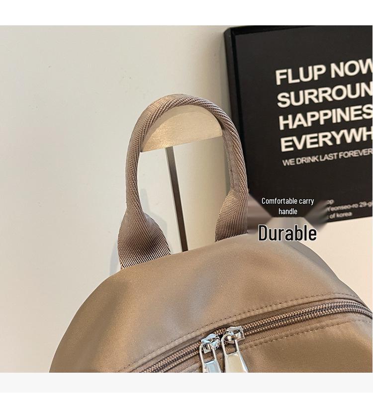 Korean Style Waterproof Nylon Backpack for Women - Large Capacity Commuter and Mummy Bag