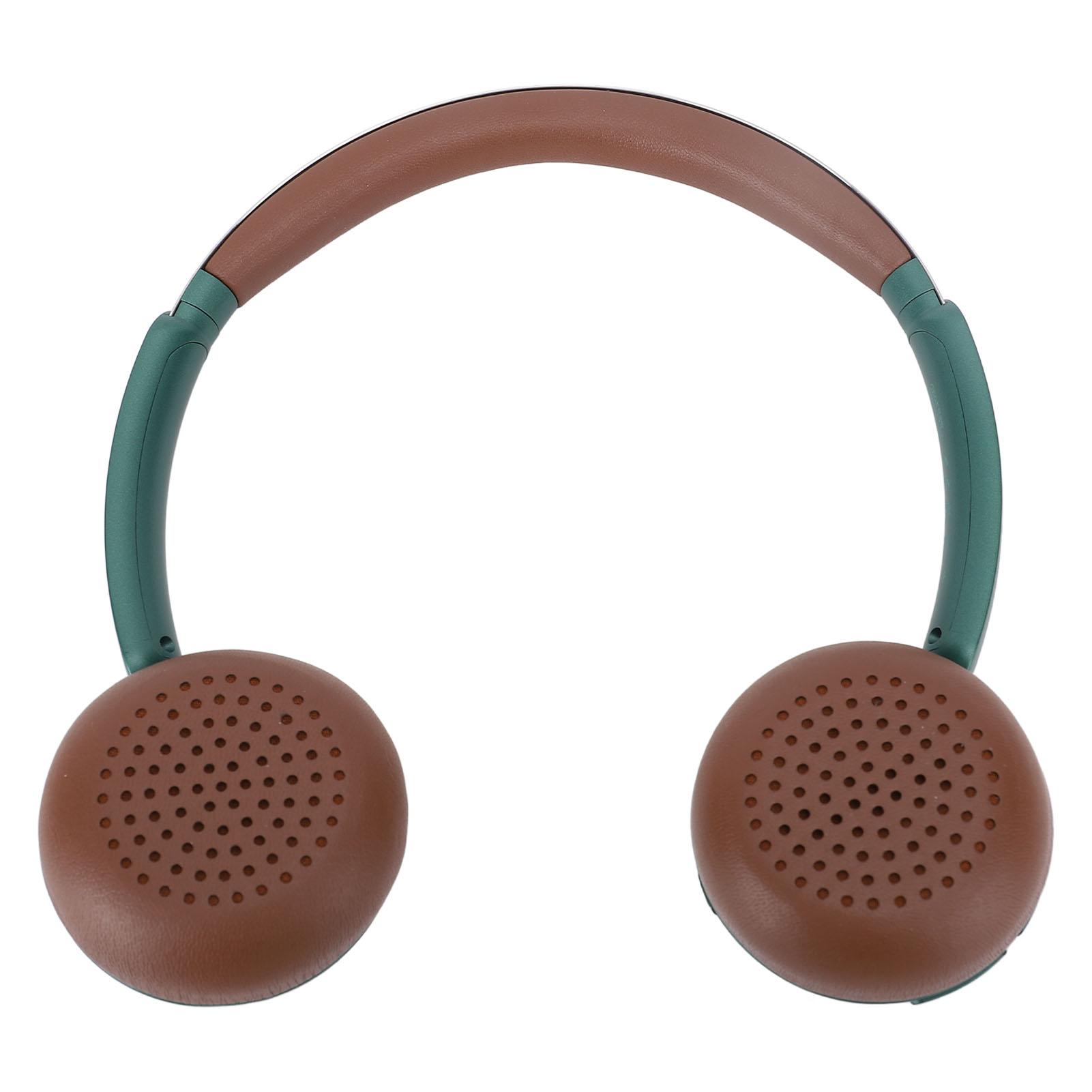 

Retro 5.4 Hdphones Over r Wireless Hdset Noise Cancelling Lossless Sound Lightweight Comfortable for Travel Home Matte Texture