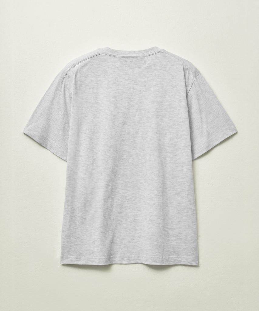 Seteo Saturday Retro Mood Graphic Short Sleeve T-Shirt Melange White