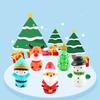 Festival Finger Puppets Toys Small Christmas Finger Hood Kids Toys Novelty Vinyl Festival Gifts
