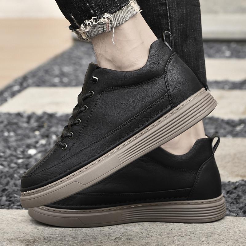High Quality Men's Walking Footwear Handmade Men Sneakers Genuine High Quality Driving Shoes 2025 New Arrival Skate Shoes Men