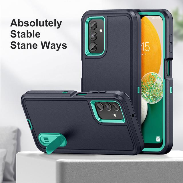 For Samsung A54 Fall Protection Built -In Kickstand Armor Case For Samsung Galaxy A54 A 54 5g Dual Layer Phone Bag Funda