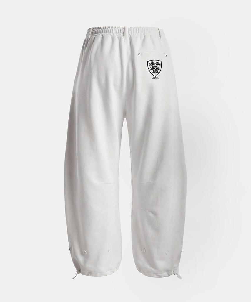 BADBLOOD Shield-M Semi-Curved Fit Joggers - White