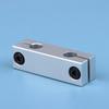 6MM 8MM Aluminiumlegierung Säule Parallele Klemme Mit Gleichem Durchmesser Optische Achse Befestigung Stahlrohr Runder Rahmenverbinder